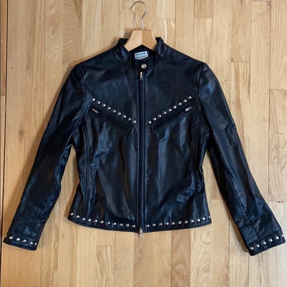 Philosophy di Alberta Ferretti Jackets & Blazers - Philosophy di Alberta Ferretti leather jacket